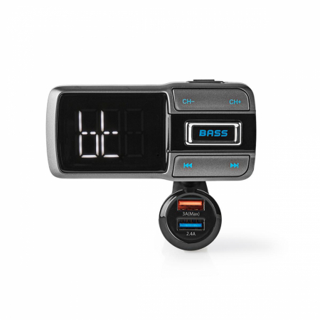 NEDIS FM-sändare för bil ryhmässä Autohifi / Älypuhelin autossa / Bluetooth autossa @ BRL Electronics (176CATR101BK)