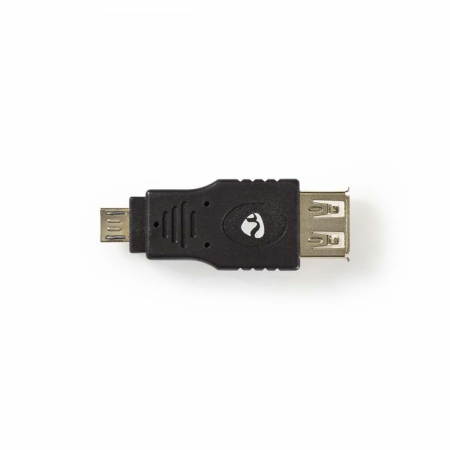 Nedis USB 2.0 adapter, USB-A hona till Micro USB-hane ryhmässä Kotihifi / Kaapelit / Muut kaapelit ja adapterit @ BRL Electronics (176CCBW60901AT)