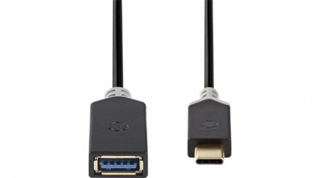 Nedis USB 3.0 USB-C hane till USB-A hona, 0.15m ryhmässä Autohifi / Älypuhelin autossa / Tarvikkeet @ BRL Electronics (176CCBW61710AT015)