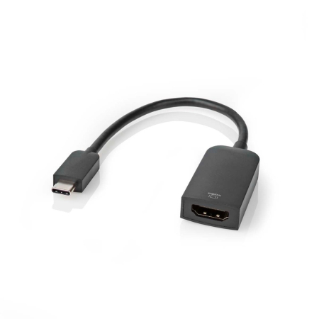 Nedis USB-C–HDMI-sovitin, 4K/60 Hz, 0,2 metriä ryhmässä Kotihifi / Kaapelit / Muut kaapelit ja adapterit osoitteessa BRL (176CCGB64652BK02)