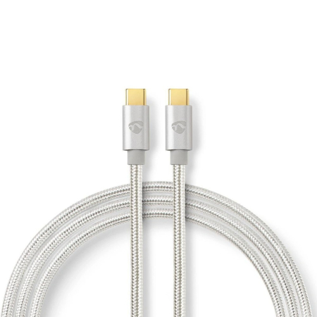Nedis USB-C-kaapeli, 100 W, 5 Gbit/s ryhmässä Uutuudet osoitteessa BRL (176CCTB64700ALr)