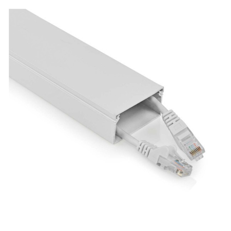 Nedis kaapelikanava alumiinia 25 mm, valkoinen ryhmässä Kotihifi / Tarvikkeet / TV-tarvikkeet osoitteessa BRL (176CMDT5025WT110)