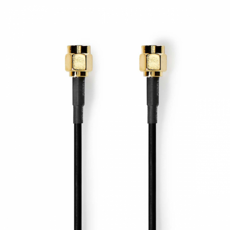 Nedis SMA-antenni kaapeli Uros-Uros, 2 metriä musta ryhmässä Autohifi / Tarvikkeet / DAB @ BRL (176CSGL0200BK20)