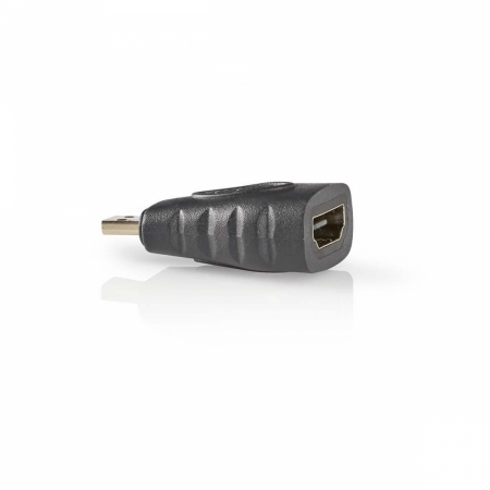 Nedis HDMI adapter, HDMI-micro hane till HDMI-A hona ryhmässä Kotihifi / Kaapelit / Muut kaapelit ja adapterit @ BRL Electronics (176CVBW34907AT)