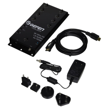 Gefen 1-tai-8 HDMI-jakaja HDMI 2.0 4K-tuki, HDCP ja 3D ryhmässä Uutuudet @ BRL (176GTBHD4K2K148CBLK)