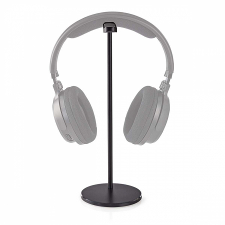 Nedis Högtalarstativ i Aluminium - Svart ryhmässä Kotihifi / Kuulokkeet / Kuuloketarvikkeet @ BRL Electronics (176HPST200BK)