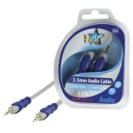 3,5mm Minitele kabel 1,5m ryhmässä Kotihifi / Kaapelit / 3.5mm kaapeli @ BRL Electronics (176HQSA02015)