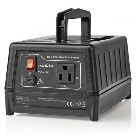 Strömomvandlare 230V-110V, upp till 300W ryhmässä Kotihifi / Tarvikkeet / Subwoofertarvikkeet @ BRL (176POCO102)