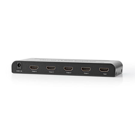 Nedis HDMI-jakaja, 4 lähtöä, 4K/60 Hz ryhmässä Kotihifi / Kaapelit / HDMI osoitteessa BRL (176VSPL3474AT)
