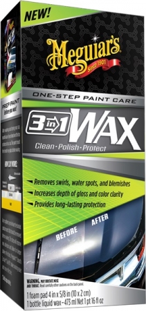 Meguiars 3 in 1 wax ryhmässä Autohifi / Autonhoito / Vaha ja suojaus @ BRL Electronics (178G191016)
