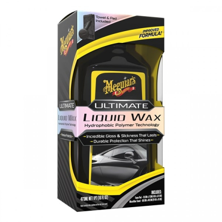 Meguiar's ULTIMATE LIQUID WAX, glansgivande vax ryhmässä Autohifi / Autonhoito / Vaha ja suojaus @ BRL Electronics (178G210516)