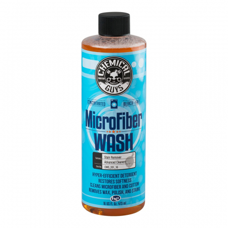 Chemical Guys Microfiber Wash rengöring av mikrofiber, 473 ml ryhmässä Autohifi / Autonhoito / Mikrokuituliinat @ BRL Electronics (179CWS20116)