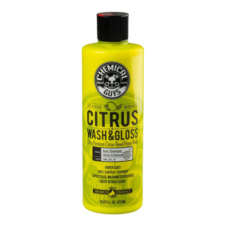 Chemical Guys Citrus Wash & Gloss bilschampo, 473 ml ryhmässä Autohifi / Autonhoito / Autoshampoo @ BRL Electronics (179CWS30116)