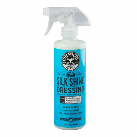 Chemical Guys Silk Shine Dressing återställer plast och gummi, 473 ml ryhmässä Autohifi / Autonhoito / Moottorin pesu @ BRL Electronics (179TVD10916)