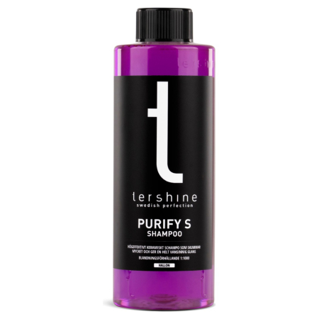 Tershine Purify S - Shampoo, puhdistava shampoo, vadelma 500 ml ryhmässä Autohifi / Autonhoito / Autoshampoo @ BRL (184PUS500H)