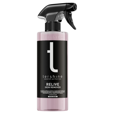 Tershine Relive - Rautapoistaja, lentopurukaupan poistoaine, 500 ml ryhmässä Autohifi / Autonhoito / Lentopurkuainetta ja vanteen puhdistusaineita @ BRL (184R500)