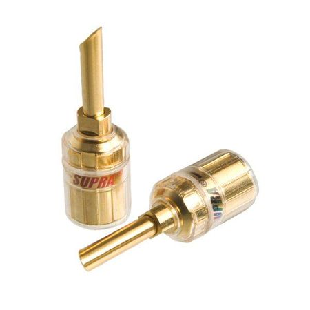 Supra Combicon Banana, 4-pack banankontakter ryhmässä Kotihifi / Kaapelit / Muut kaapelit ja adapterit @ BRL Electronics (2151010000261)
