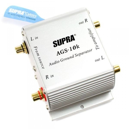 Supra AGS-10K galvanisk avskiljare ryhmässä Kotihifi / Tarvikkeet / Verkon suodatus @ BRL (215AGS10K)