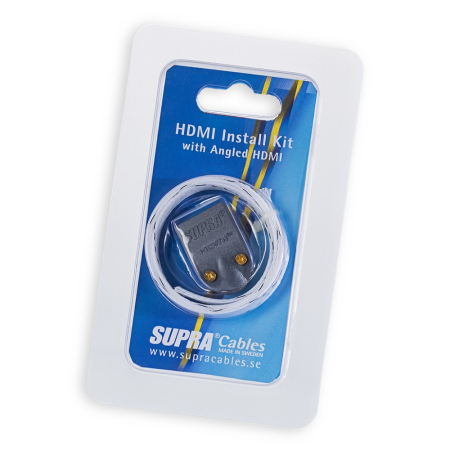Supra HDMI Install Kit MET-B / BRAID, kulmikas suojakotelo ja kaapeliholkki ryhmässä Uutuudet osoitteessa BRL (215HDMIKIT)