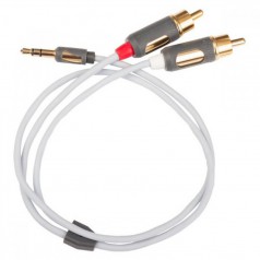 Supra MP-Cable 3,5mm Stereo x 2RCA 2 meter  ryhmässä Autohifi / Tarvikkeet / Autostereotarvikkeet / 3,5mm Kablar @ BRL Electronics (215MPMINI2RCA)