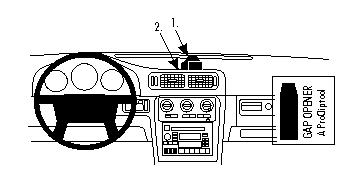 Brodit Vahvistettu ProClip, Volvo S70/V70 97-00 ryhmässä Autohifi / Mikä sopii autooni / Volvo / Volvo V70 / Volvo V70 1997-2000 / Muut V70 1997-2000 @ BRL (240213402)