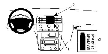 Brodit Vahvistettu ProClip, Volvo S40/V40 01-03 ryhmässä Autohifi / Mikä sopii autooni / Volvo / Volvo V40 / Volvo V40 2000-2004 @ BRL (240213414)