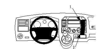 Brodit Vahvistettu ProClip, Volkswagen T5 Transporter/Pickup 03-09 ryhmässä Autohifi / Mikä sopii autooni / Volkswagen / Transporter / Transporter T5 2003-2009 / Muut kuljetukset T5 2003-2009 @ BRL (240213440)
