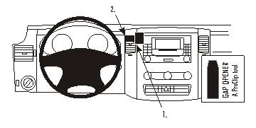 Brodit Vahvistettu ProClip, Mercedes Benz/Volkswagen ryhmässä Autohifi / Mikä sopii autooni / Mercedes / Sprinter / Sprinter 2006-2018 @ BRL (240213456)
