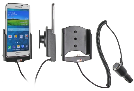 Brodit Aktiv-teline tupakansytyttimellä, Samsung Galaxy S5  ryhmässä Autohifi / Älypuhelin autossa / Älypuhelimen pidikkeet @ BRL (240512623)