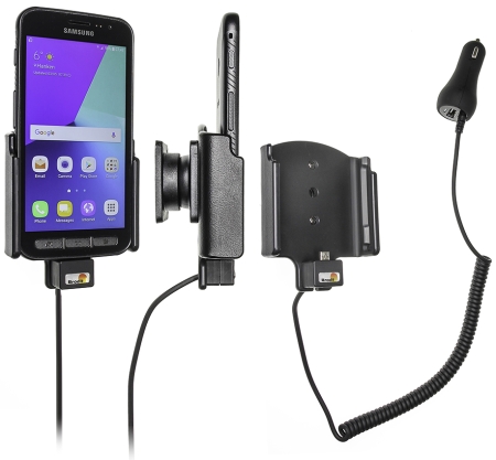 Brodit Aktiivinen pidike tupakansytyttimellä, Samsung Galaxy Xcover 4  ryhmässä Autohifi / Älypuhelin autossa / Älypuhelimen pidikkeet @ BRL (240512958)
