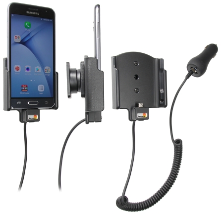 Brodit Aktiv-teline tupakansytyttimellä, Samsung Galaxy J3 (2016)/J5 (2017) ryhmässä Autohifi / Älypuhelin autossa / Älypuhelimen pidikkeet @ BRL (240512980)