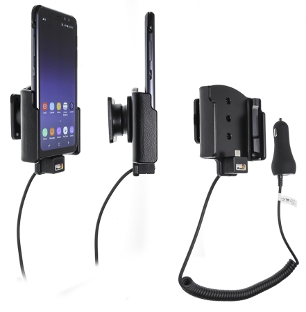 Brodit Aktiv-teline tupakansytyttimellä, Samsung Galaxy S8 Active  ryhmässä Autohifi / Älypuhelin autossa / Älypuhelimen pidikkeet @ BRL (240512993)