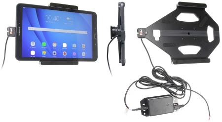 Brodit Aktiv-teline pysyvään asennukseen, Samsung Galaxy Tab A 10.1 (2016) SM-T580/SM-T585  ryhmässä Autohifi / Älypuhelin autossa / Älypuhelimen pidikkeet @ BRL (240513919)