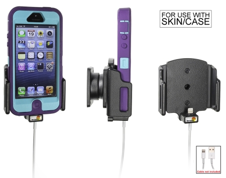 Brodit Kiinnike kaapeliliitäntään, Apple iPhone 5/5S/SE ryhmässä Autohifi / Älypuhelin autossa / Älypuhelimen pidikkeet @ BRL (240514437)