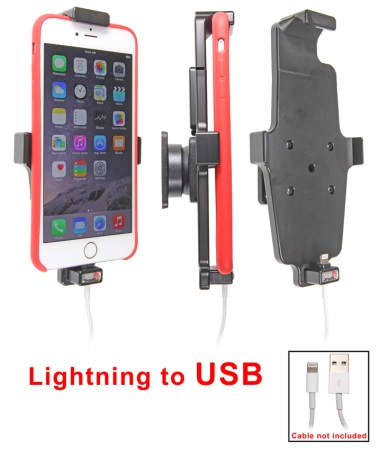Brodit Kiinnitin kaapeliliitäntää varten, Apple iPhone 6 Plus/6S Plus/7 Plus/8 Plus/Xs Max ryhmässä Autohifi / Älypuhelin autossa / Älypuhelimen pidikkeet @ BRL (240514663)