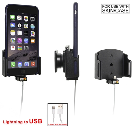 Brodit Kiinnike kaapeliliitäntään, Apple iPhone 11/6 Plus/6S Plus/7 Plus/8 Plus/X/XR/Xs/Xs Max ryhmässä Autohifi / Älypuhelin autossa / Älypuhelimen pidikkeet @ BRL (240514667)