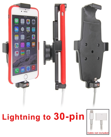 Brodit Kaapelikytkentäteline, Apple iPhone 6 Plus/6S Plus/7 Plus/8 Plus/Xs Max ryhmässä Autohifi / Älypuhelin autossa / Älypuhelimen pidikkeet @ BRL (240515663)