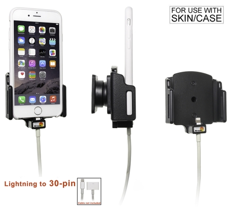 Brodit Kiinnike kaapeliliitäntää varten, Apple iPhone 6/6S/7/8/SE 2nd Gen 2020/X/Xs ryhmässä Autohifi / Älypuhelin autossa / Älypuhelimen pidikkeet @ BRL (240515666)