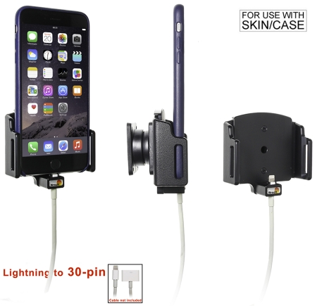 Brodit Kiinnike kaapeliliitäntään, Apple iPhone 11/6 Plus/6S Plus/7 Plus/8 Plus/X/XR/Xs/Xs Max ryhmässä Autohifi / Älypuhelin autossa / Älypuhelimen pidikkeet @ BRL (240515667)