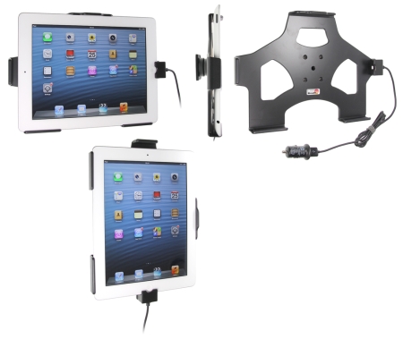 Brodit Aktiv-teline USB-kaapelilla ja tupakansytyttimen adapterilla, Apple iPad 4th Gen (A1458, A1459, A1460)/With Retina (Lightning Connector) ryhmässä Autohifi / Älypuhelin autossa / Älypuhelimen pidikkeet @ BRL (240521520)