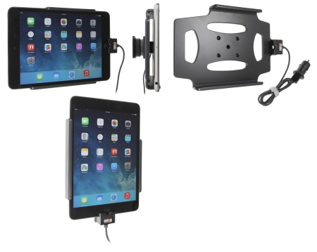 Brodit Aktiivinen pidike USB-kaapelilla ja tupakansytyttimen adapterilla, Apple iPad Mini 2 (A1489, A1490, A1491)/3 (A1599, A1600)/Retina ryhmässä Autohifi / Älypuhelin autossa / Älypuhelimen pidikkeet @ BRL (240521584)