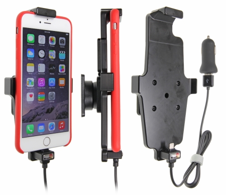 Brodit aktiivinen pidike USB-kaapelilla ja tupakansytyttimen adapterilla, Apple iPhone 11 Pro Max/12 Pro Max/13 Pro Max/14 Plus/14 Pro Max/6 Plus/6S Plus/7 Plus/8 Plus/Xs Max ryhmässä Autohifi / Älypuhelin autossa / Älypuhelimen pidikkeet @ BRL (240521663)
