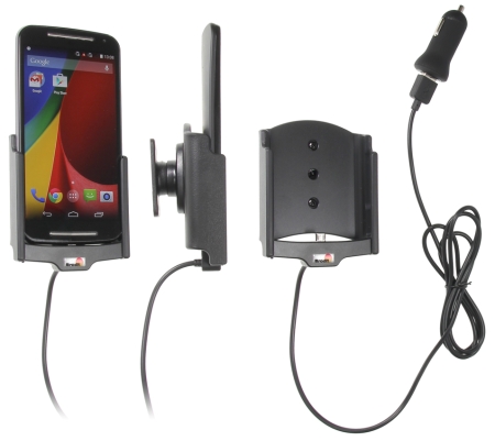 Brodit aktiivinen pidike USB-kaapelilla ja tupakansytyttimen adapterilla, Motorola Moto G (2nd Gen)  ryhmässä Autohifi / Älypuhelin autossa / Älypuhelimen pidikkeet @ BRL (240521710)