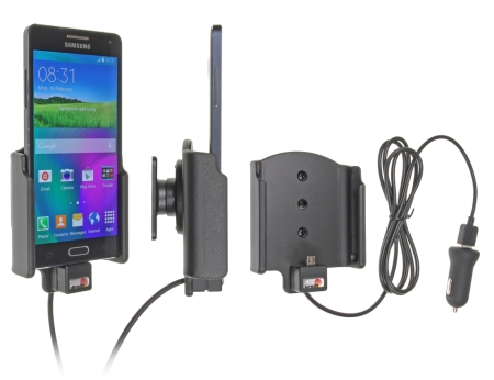 Brodit aktiivinen pidike USB-kaapelilla ja tupakansytyttimen adapterilla, Samsung Galaxy A5 SM-A500/J3 2017 (J330F, J330G) ryhmässä Autohifi / Älypuhelin autossa / Älypuhelimen pidikkeet @ BRL (240521713)