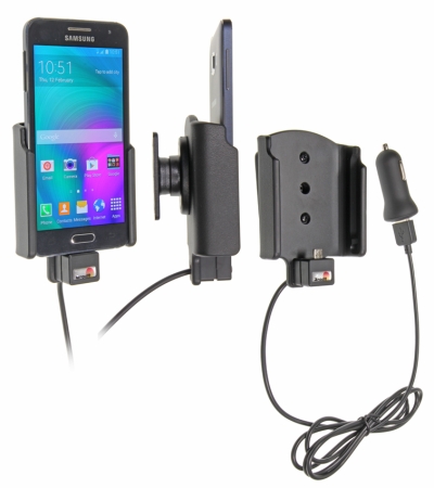 Brodit aktiivinen pidike USB-kaapelilla ja tupakansytyttimen adapterilla, Samsung Galaxy A3 SM-A300  ryhmässä Autohifi / Älypuhelin autossa / Älypuhelimen pidikkeet @ BRL (240521715)