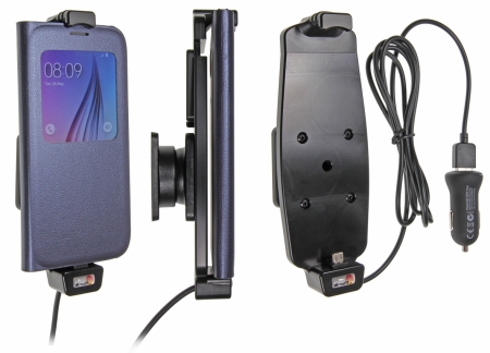Brodit aktiivinen pidike USB-kaapelilla ja tupakansytyttimen adapterilla, Samsung Galaxy S6/S6 edge/S7 ryhmässä Autohifi / Älypuhelin autossa / Älypuhelimen pidikkeet @ BRL (240521724)