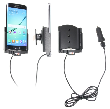 Brodit aktiivinen pidike USB-kaapelilla ja tupakansytyttimen adapterilla, Samsung Galaxy S6 edge  ryhmässä Autohifi / Älypuhelin autossa / Älypuhelimen pidikkeet @ BRL (240521731)