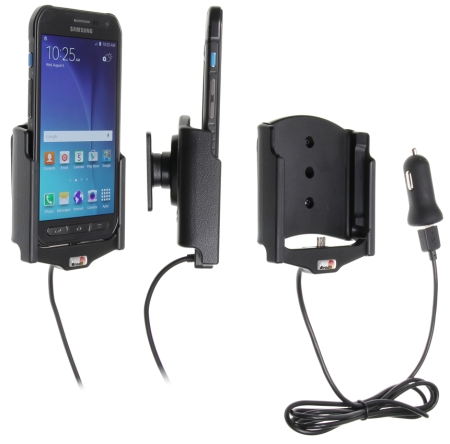 Brodit aktiivinen pidike USB-kaapelilla ja tupakansytyttimen adapterilla, Samsung Galaxy S6 Active  ryhmässä Autohifi / Älypuhelin autossa / Älypuhelimen pidikkeet @ BRL (240521752)
