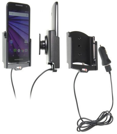 Brodit aktiivinen pidike USB-kaapelilla ja tupakansytytin-adapterilla, Motorola Moto G (3rd Gen)  ryhmässä Autohifi / Älypuhelin autossa / Älypuhelimen pidikkeet @ BRL (240521761)