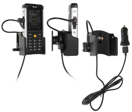 Brodit aktiivinen pidike USB-kaapelilla ja tupakansytyttimen adapterilla, CAT B100  ryhmässä Autohifi / Älypuhelin autossa / Älypuhelimen pidikkeet @ BRL (240521847)